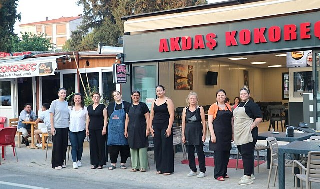 Ödemiş'te sokağın tamamı kadın esnafa emanet