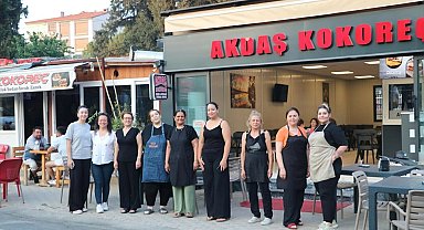 Ödemiş'te sokağın tamamı kadın esnafa emanet