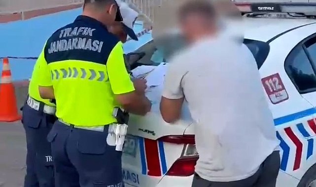 Ordu'da aracı ile drift yapan sürücüye 165 bin TL ceza
