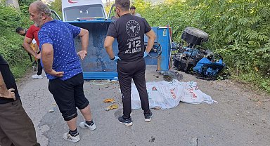 Ordu'da patpat devrildi: 1 çocuk öldü, 1 yaralı