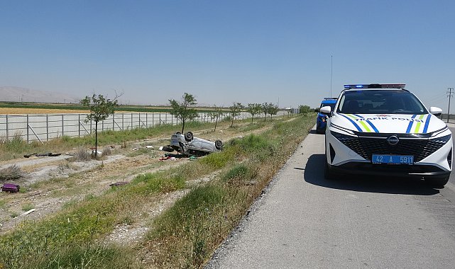 Otomobil takla attı: 1 ölü, 3 yaralı