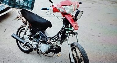 Plakasız motosikletin ehliyetsiz sürücüsüne 88 bin 500 lira ceza