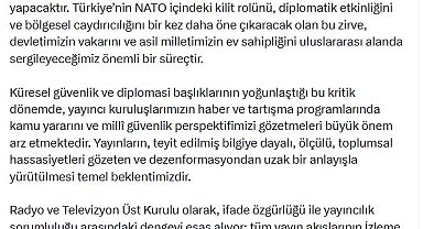 RTÜK'ten NATO Zirvesi'ne ilişkin açıklama