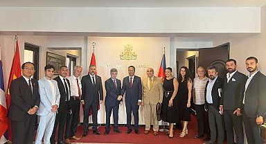 SANKON Genel Başkanı Cevahiroğlu'ndan Kamboçya Büyükelçiliği'ne ziyaret