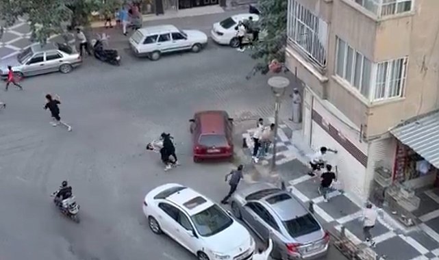 Şanlıurfa'da iki grup arasındaki kavga kamerada; 6 yaralı