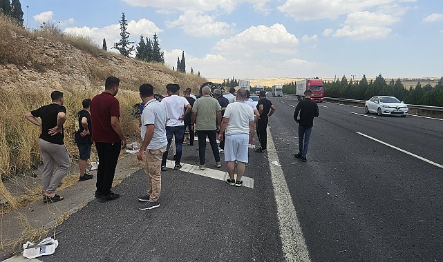 Şarampole devrilen cipin sürücüsü yaralandı