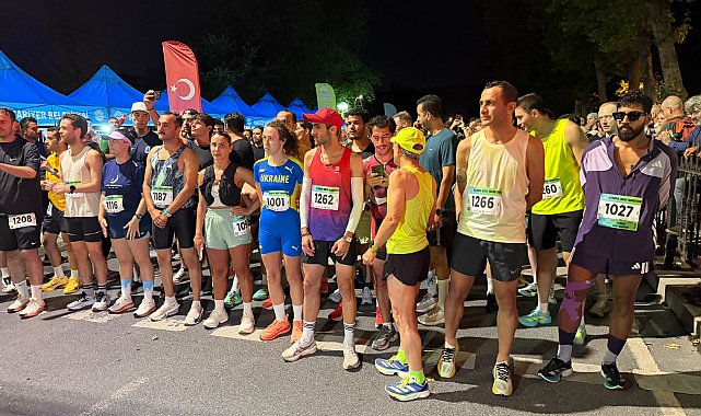 Sarıyer'de Türkiye'nin ilk gece maratonu düzenlendi