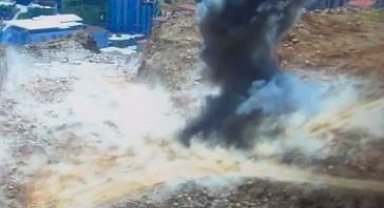Şırnak'ta şantiye alanında bulunan 2 roketatar mühimmatı imha edildi