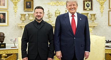 Trump, Zelenskiy ile Beyaz Saray'da görüştü
