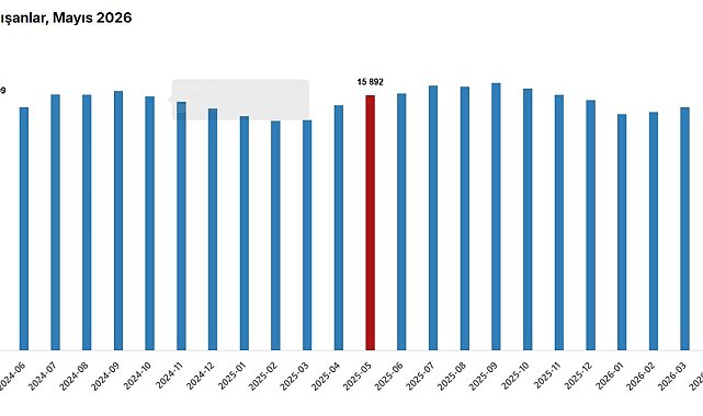 TÜİK: Ücretli çalışan sayısı yıllık yüzde 0,5 arttı