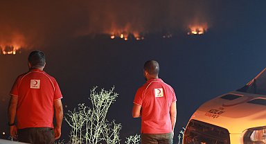 Türk Kızılay, orman yangınlarında 26 noktada sahada