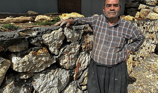 Unutulmaya yüz tutan taş duvar ustalığını 50 yıldır sürdürüyor