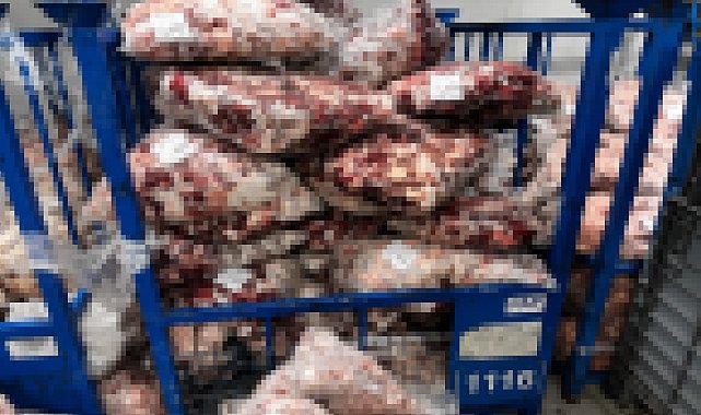 Uygunsuz koşullarda muhafaza edilen 4 ton 652 kilo kırmızı ete el konuldu