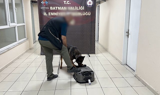 Valize emdirilmiş uyuşturucuyu 'Mailo' buldu