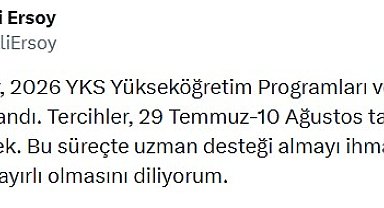 YKS Yükseköğretim Programları ve Kontenjanları Kılavuzu yayımlandı
