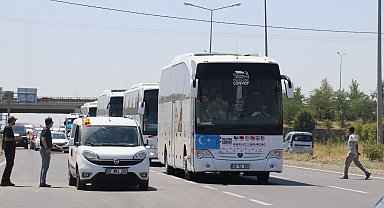 'Filistin Konvoyu' Diyarbakır'da