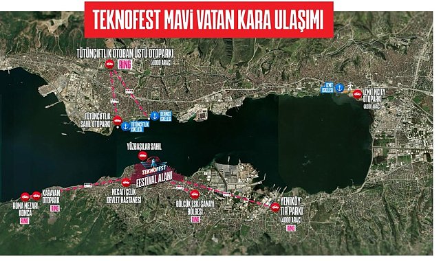 'TEKNOFEST Mavi Vatan 2026' için Gölcük'te kara ve deniz ulaşım planlaması
