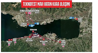 'TEKNOFEST Mavi Vatan 2026' için Gölcük'te kara ve deniz ulaşım planlaması