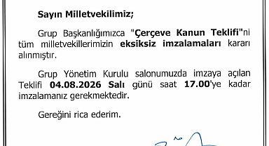 'Terörsüz Türkiye' süreci kapsamında hazırlanan 'çerçeve yasa' imzaya açıldı
