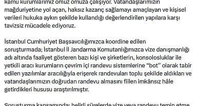 6 ilde vize randevusu operasyonu; 49 şüphelinin yakalanmasına yönelik işlem başlatıldı