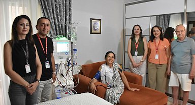 7 yıllık diyaliz hastasına evinde tedavi imkanı