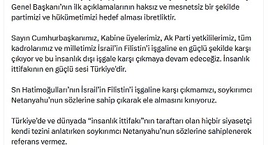 AK Parti'li Çelik: Hatimoğulları'nın ifadelerini reddediyoruz