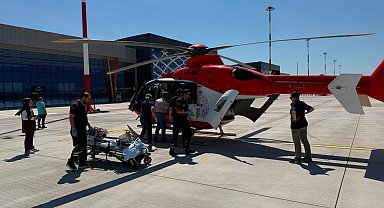Ambulans helikopter, 4 aylık bebek için havalandı