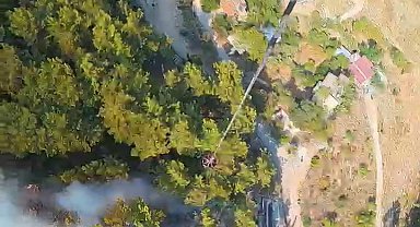 Antalya'nın 2 ilçesinde orman yangını