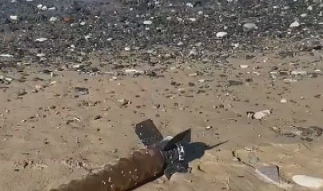 Arnavutköy'de sahilde mühimmat olduğu değerlendirilen cisim bulundu