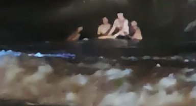 Arnavutköy'de yasağa rağmen denize giren kişi boğulma tehlikesi geçirdi