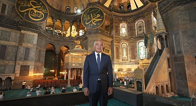 Ayasofya'da Cumhuriyet tarihinin en kapsamlı restorasyonu: 4 etaptan 3'ü tamamlandı