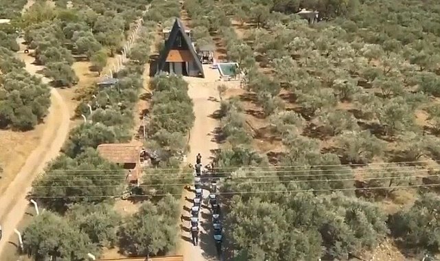 Aydın'da çiftliği uyuşturucu imalathanesine dönüştürmüşler