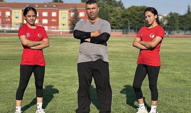 Babalarının izlettiği filmden etkilenip güreşe başlayan kız kardeşler, 5 Türkiye şampiyonluğu kazandı