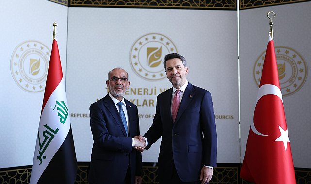 Bakan Bayraktar, Irak Petrol Bakanı Hüdeyir ile görüştü