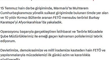 Bakan Çiftçi: FETÖ ile mücadelemizi ilk günkü azimle sürdüreceğiz