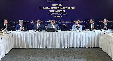 Bakan Çiftçi, Roman İl Saha Koordinatörleri Toplantısı'na katıldı