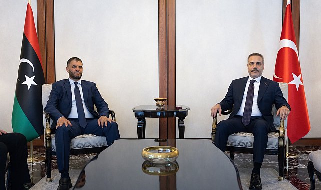 Bakan Fidan, Libya Milli Birlik Hükümeti İçişleri Bakan Vekili Trabelsi ile görüştü