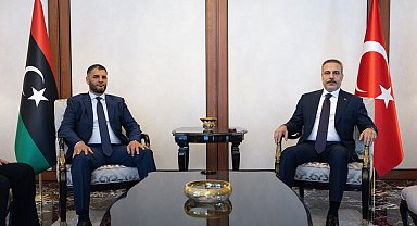 Bakan Fidan, Libya Milli Birlik Hükümeti İçişleri Bakan Vekili Trabelsi ile görüştü