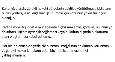 Bakan Göktaş: Milletvekili hakkındaki taciz iddiasının açıklığa kavuşması için konunun takipçisi olacağız