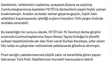 Bakan Gürlek: Hiçbir hain adaletten kaçamayacak