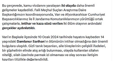 Bakan Gürlek: İntihar ve kaza süsü verilen iki ölüm olayı aydınlatıldı