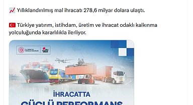 Bakan Kacır: İhracatta güçlü performansımız devam ediyor