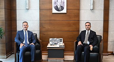 Bakan Kacır, Savunma Sanayii Başkanı Görgün'ü kabul etti