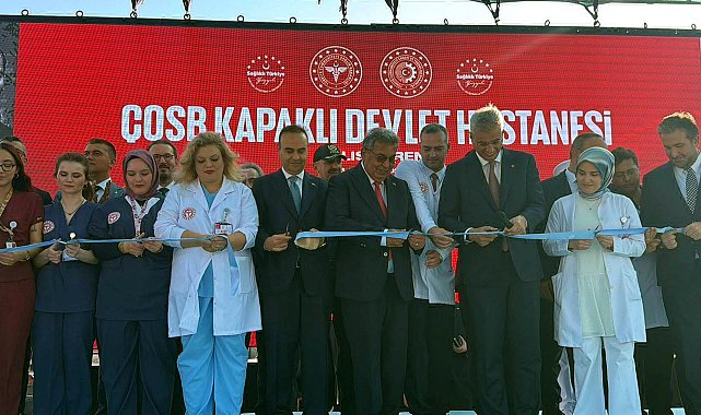Bakan Memişoğlu ile Bakan Kacır, Tekirdağ'da hastane açılışına katıldı