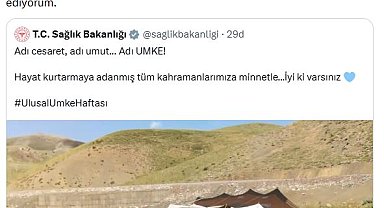 Bakan Memişoğlu'ndan 'UMKE Haftası' paylaşımı