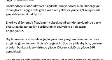 Bakan Şimşek: Verimlilik ve dönüşüm odaklı politikalarımızı uygulamaya devam edeceğiz