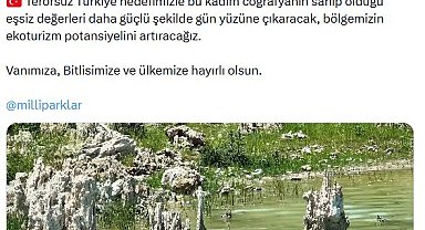 Bakan Yumaklı: Türkiye'nin 54'üncü milli parkı Deveboynu Yarımadası oldu