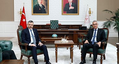 Bakanlar Memişoğlu ve Çiftçi bir araya geldi