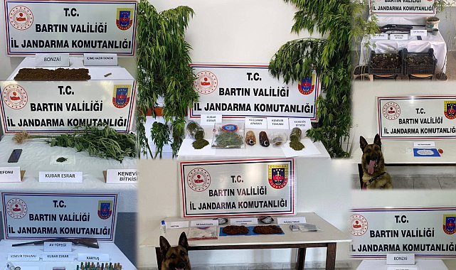 Bartın'da uyuşturucu operasyonu: 16 gözaltı