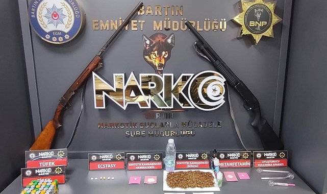 Bartın'da uyuşturucu operasyonu; 5 gözaltı